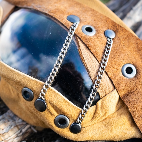 Steampunk Goggles, Burningman Goggles, Leather - Picture 4 of 8